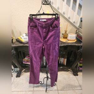 Zara purple Jeans size 6